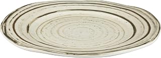 Elite Global Solutions B154090-BCHD Irregular Round Plate, 9 1/8" Dia. x 1" h., Melamine, Beach Design (Pack of 6)