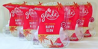 10 Glade Plugins Scented Oil Refills Apple Cinnamon Happy Glow 5 Twin Packs New