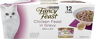 Purina Fancy Feast Grilled Chicken Feast Wet Cat Food (12) 3 oz Cans
