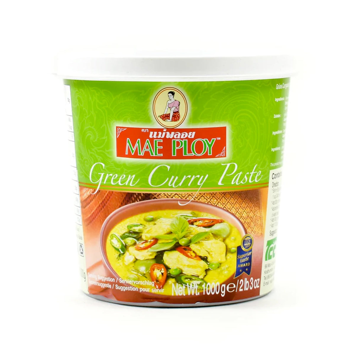 Mae Ploy Green Curry Paste / 35 Ounce (Pack of 1) / 1 Curry Sauce