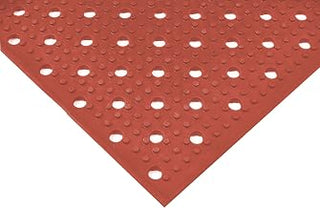 NoTrax T23 Multi-Mat II™ Reversible Rubber Drainage Mat, 2' X 3' Red