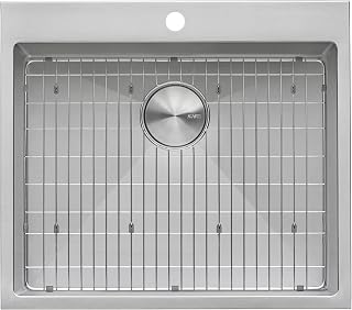 Ruvati Topmount Laundry Utility Sink 27 x 22 x 12 inch Rounded Corners Deep 16 Gauge Stainless Steel - RVU6027