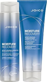 Joico Moisture Recovery Moisturizing Shampoo & Conditioner Set | Replenish Loss Moisture | For Thick & Coarse & Dry Hair