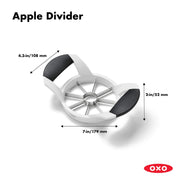 Good Grips Apple Slicer by OXO – 1 Count, Stainless steel blades, White, Model 32681