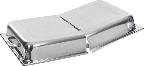 Adcraft DCH-200F 2-1/2" Height, Stainless Steel Full Size Hinged Dome Cover