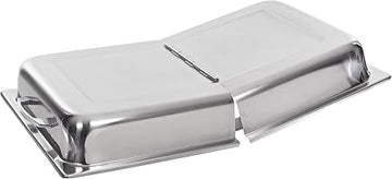 Adcraft DCH-200F 2-1/2" Height, Stainless Steel Full Size Hinged Dome Cover