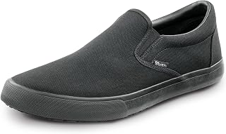 SR Max Mens Black Southport MaxTrax Soft Toe SRO Slip-On Athletic