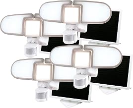 Nature Power Solar Motion LED Security Lights, 4-Pack, 1600 Lumens, Model# 22244