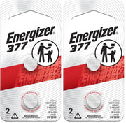 Energizer Multicolor / 2 Count (Pack of 2) / 377 Coin & Button Cell