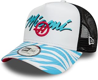 New Era Haas F1 Team Miami GP Zebra White Bucket Hat, White
