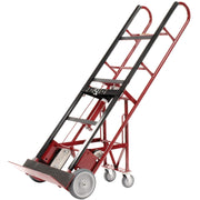 4-Wheel Professional Appliance Hand Truck by Global Industrial – 67"L x 17"W x 66"H, Alloy Steel, Red, Model 168031