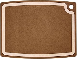 Epicurean Gourmet Series Cutting Board with Juice Groove, 19.5-Inch by 15-Inch, Nutmeg/Natural