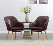 Convenience Concepts Espresso / Chair / 25.25"L x 26.75"W x 33.5"H Chairs