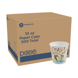 Dixie PerfecTouch 10 oz Paper Coffee Cups By GP PRO by Georgia-Pacific – 10 oz, 10.0 ounces, Paper, Coffee Haze Design, Pack of 20