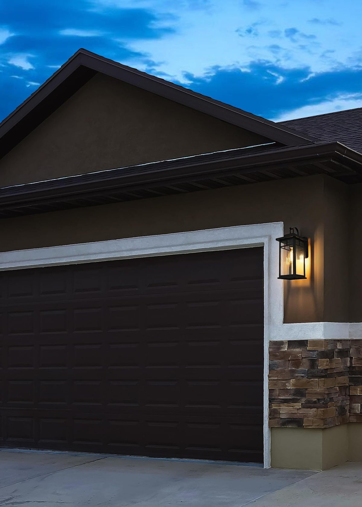 Mercer One Light Outdoor Wall Sconce Black by Lighting Design – Iron, Black, Model OD313W16BK