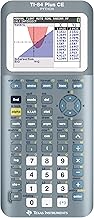TI-84 Plus CE Graphing Calculator Texas Instruments, Fractal Frost | Computer version included, USB charging, Full color, Faster than TI-84 Plus