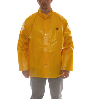 J22208 Standard Iron Eagle Waterproof Jacket by TINGLEY – X-Small, Polyurethane on Nylon, Gold, Model J22257