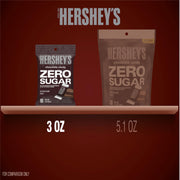 Zero Sugar Chocolate Candy Bags by HERSHEY'S – 3 Ounce (Pack of 12), brown, Pack of 12, Model 27001