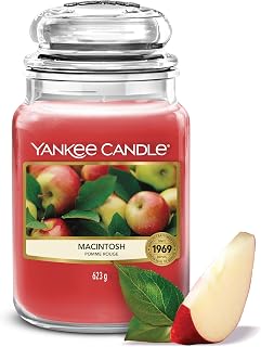 Yankee Candle Scented Candle | Macintosh Large Jar | Long Burning Candles: Up to 150 Hours | Perfect Gifts for Women