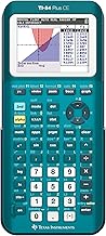 TI-84 Plus CE Graphing Calculator Texas Instruments, Teal (Metallic)