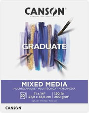 Canson Graduate Mixed Media Paper Pad, 11x14 in