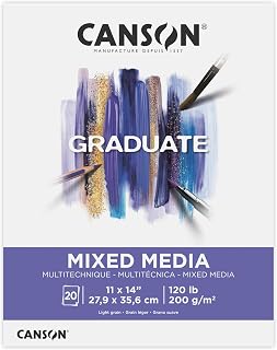 Canson Graduate Mixed Media Paper Pad, 11x14 in