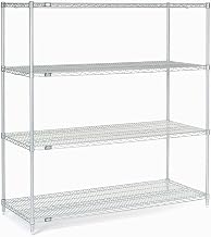 Nexel 24545C Nexel Chrome Wire Shelving, 54"W X 24"D x 54"H