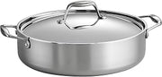 Tramontina Signature Tri-Ply Clad Stainless Steel 6-Quart Braiser Pan