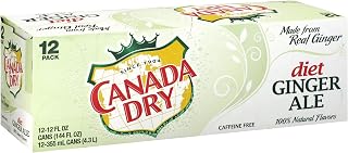 Canada Dry Diet Caffeine Free Ginger Ale - 12 oz Cans (1)