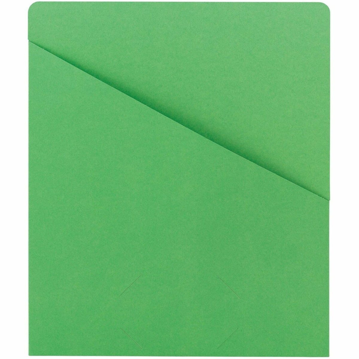 Slash Jacket by SMEAD – Letter, Paper, Green, Model 75432