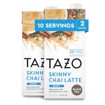 Skinny Chai Latte Concentrate by TAZO – 32 Fl Oz (Pack of 2), Pack of 2