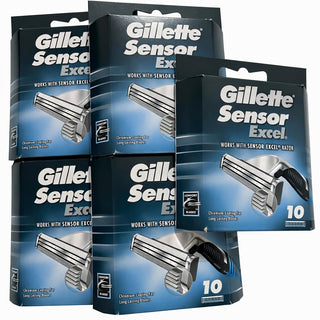 Sensor Excel-50 Count (5 x 10) by Gillette – 1 Count (Pack of 50), Pack of 50, Model 5841554267