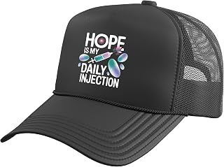 IVF in Vitro Fertilization Transfer Day Fertility Pregnancy Trucker Hat with Adjustable Mesh Back