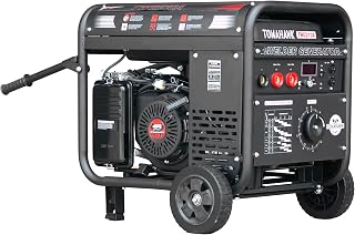Tomahawk Power TOMAHAWK 15 HP Engine Driven Portable 2,000 Watt Generator with 210 Amp Stick and TIG Welder with Kit