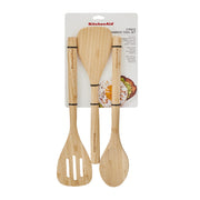 Bamboo Tool Set by KitchenAid – 3-Piece, Bamboo, Model KQ660OHBBA