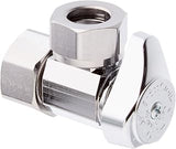 BrassCraft Shut-Off Valve 7/16" 1/2" < 0.25% Lead Angle Chrome Boxed 5/8" Od.