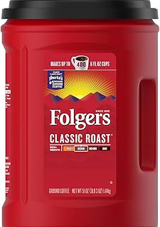 Folgers Coffee, Classic(Medium) Roast, 51 Ounce, Red