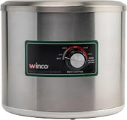 Winco 7 qt Electric Round Food Warmer/Cooker