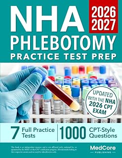 NHA Phlebotomy Practice Test Prep: Online Exam Simulator Access with Real Clinical Scenarios and Full-Length Practice Tests to Train Smarter, Build Speed, and Master Exam-Ready CPT Skills