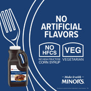 Bourbon Style Sauce by MINOR'S – 4lb 15 oz Bottle (Pack of 1), Model 00050000447862