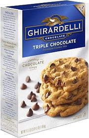 Ghirardelli Triple Chocolate Chip Cookie Mix (17.5 Ounce, 3 Pack)