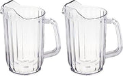 Winco Plastic Water Pitchers, 32-Ounce (Pack of 2)