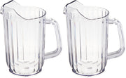 Winco 32 Ounce (Pack of 2) / Claro / 32.0 ounces Jugs