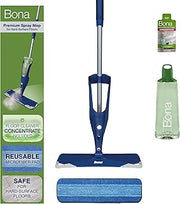 Bona Multi-Surface Floor Premium Spray Mop - Includes Multi-Surface Floor Cleaner Concentrate and Machine Washable Microfiber Cleaning Pad - For Stone, Tile, Laminate and Vinyl LVT/LVP Floors