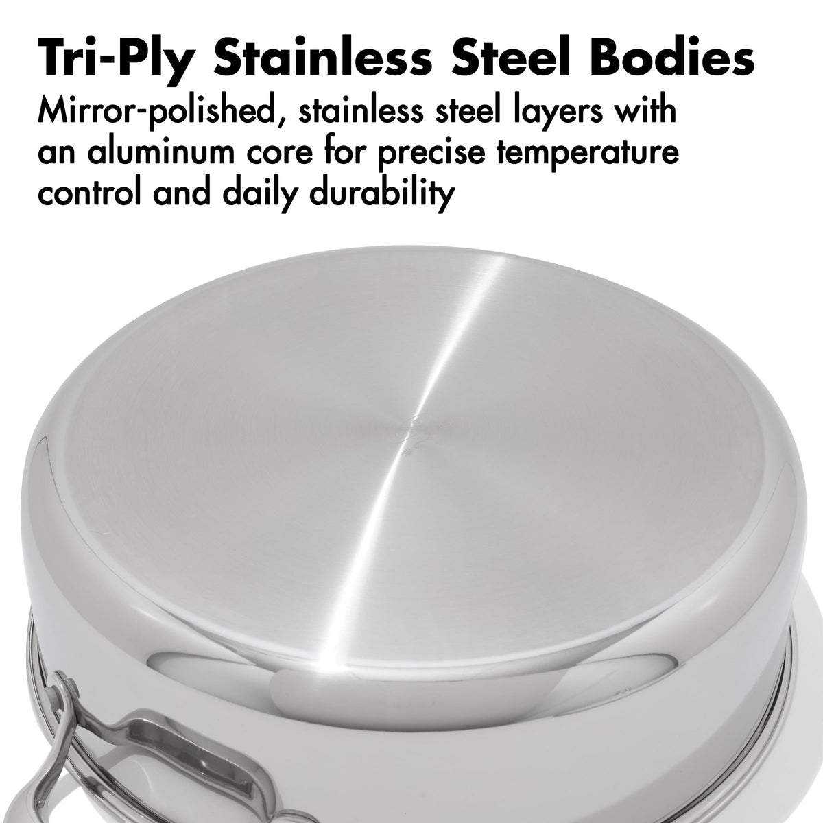 OXO 8QT Stockpot with Lid / Stainless Steel / 8.0 quarts Stockpots