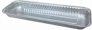 Handi-Foil 11" x 4" Oblong Aluminum Danish/Cake Bakery Pan 1" Deep - (pack of 100)
