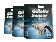Sensor Excel - 10 Count (Pack of 3) by Gillette – 10 Count (Pack of 3), Pack of 20, Model 5841554276