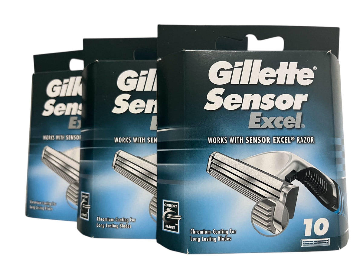 Sensor Excel - 10 Count (Pack of 3) by Gillette – 10 Count (Pack of 3), Pack of 20, Model 5841554276
