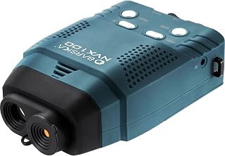 Barska BQ12388 Night Vision NVX100 Infrared Illuminator Digital Monocular for Day or Night Viewing and Recording, Blue
