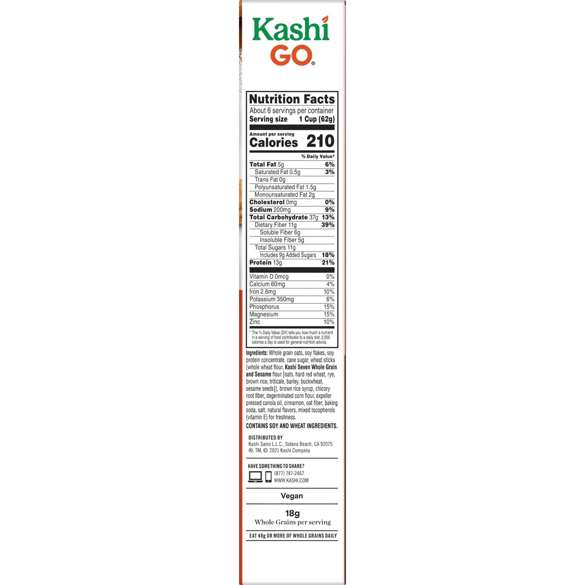 Kashi cinnamon crisp / 14 Ounce (Pack of 1) / brown Cold Cereal